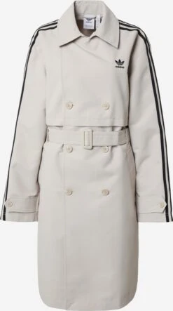 Adidas Originals Trenchcoats Tussenmantel Dames Beige