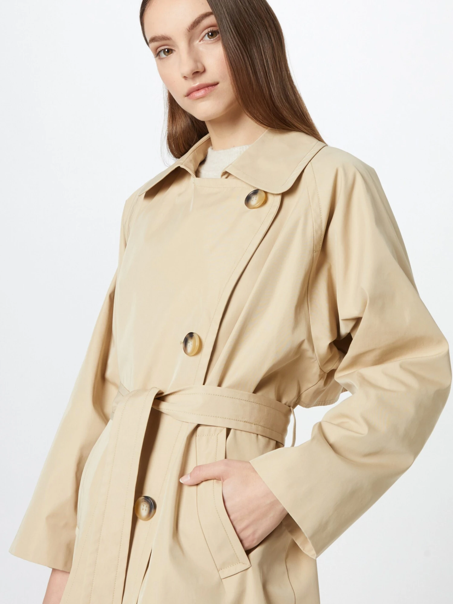 Vanessa Bruno Trenchcoats Tussenmantel SMITH Dames Sand - Afbeelding 2