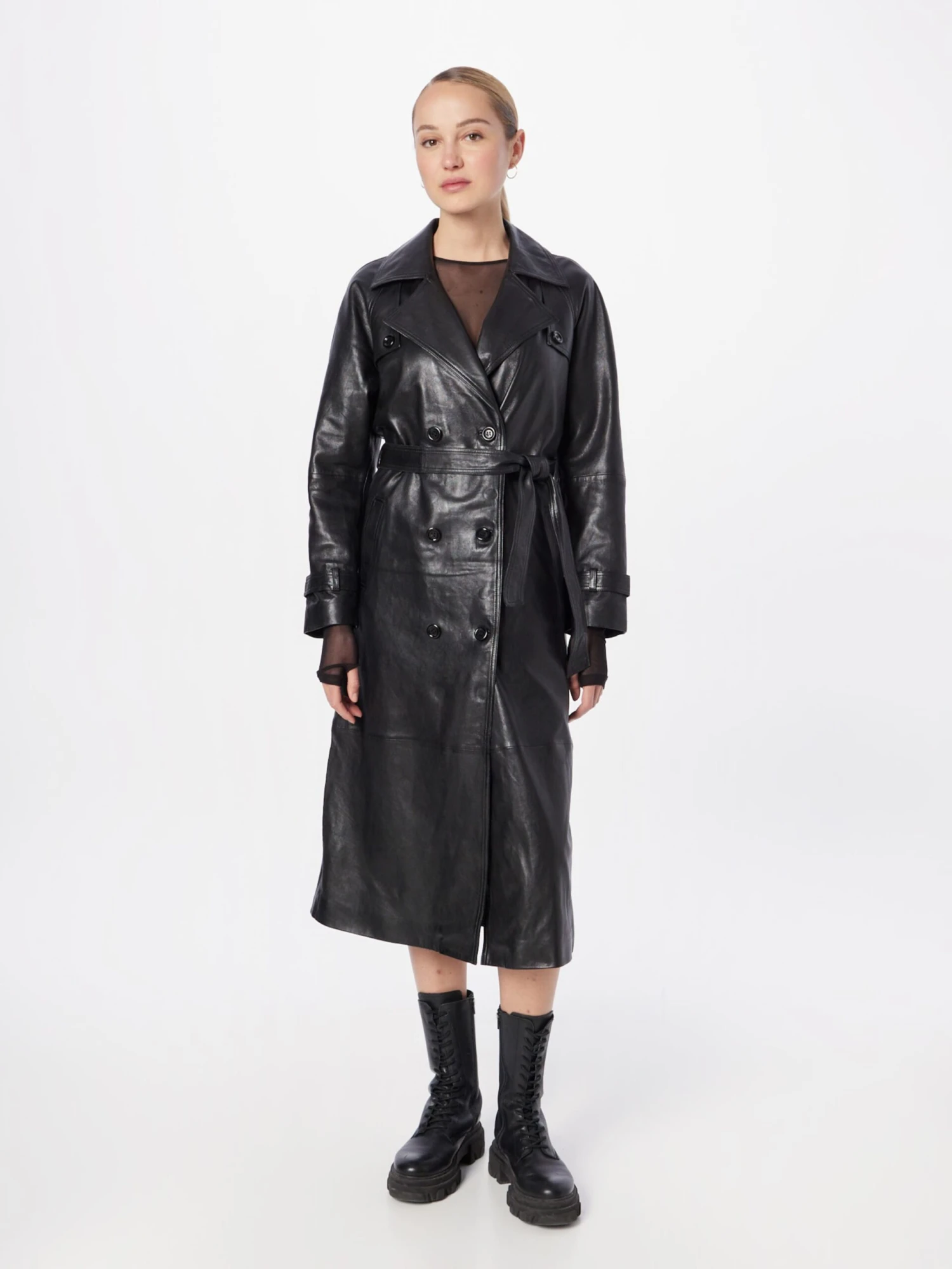 Freaky Nation Trenchcoats Tussenmantel Desire Dames Zwart - Afbeelding 3