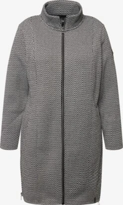 Ulla Popken Korte Mantels Tussenmantel Dames Zwart