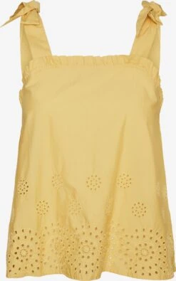 Vero Moda Tanktops Top Lisa Dames Geel