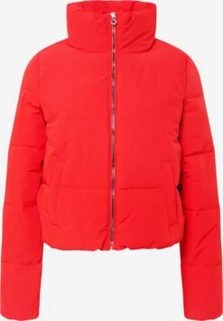 ONLY Gewatteerde Jassen Winterjas Dolly Dames Knalrood