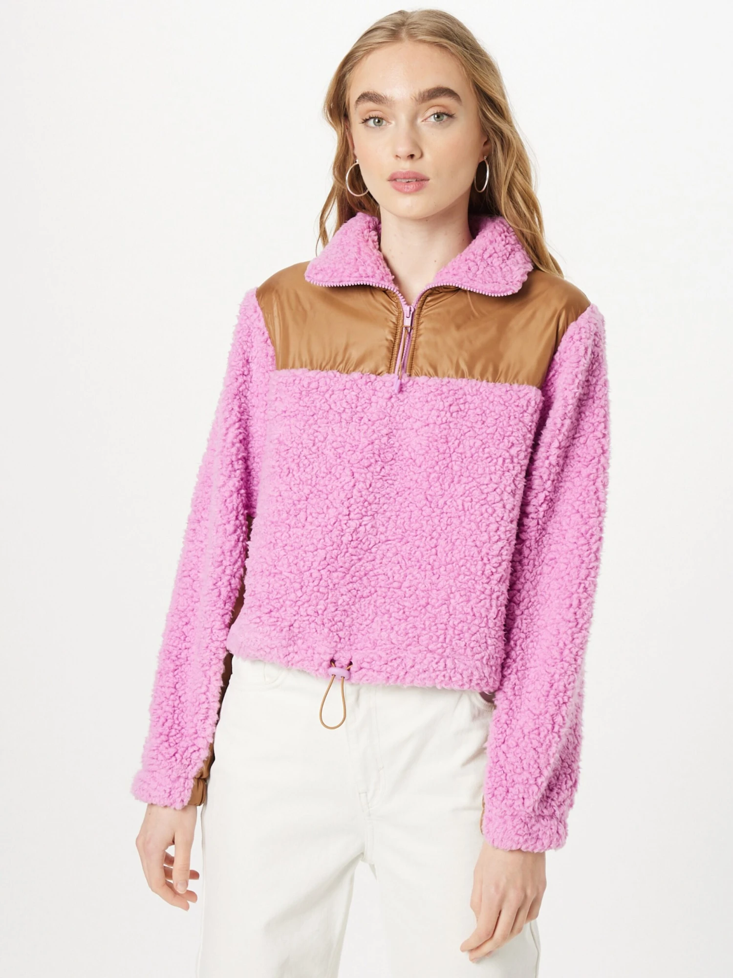 Monki Sweatshirts Sweatshirt Dames Pink - Afbeelding 3
