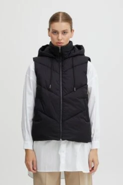 ICHI Bodywarmers Bodywarmer IHFRANCESCA WA2 Dames Zwart