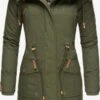 Navahoo Parkas Winterparka Rosinchen Dames Kaki