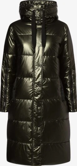 Wintermantels Wintermantel Dames Olijfgroen