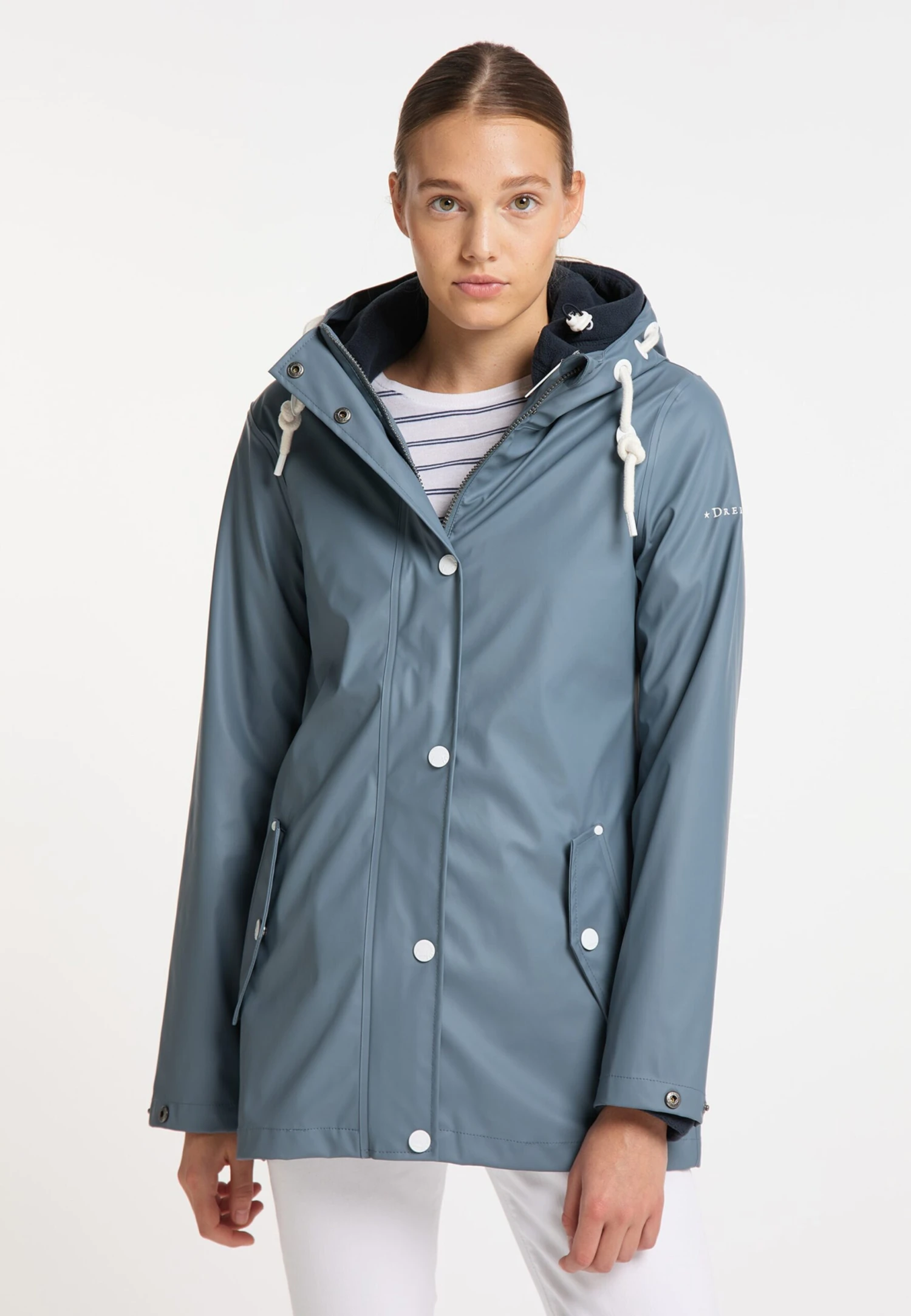 Outdoor Jassen Functionele Jas Dames Duifblauw - Afbeelding 2