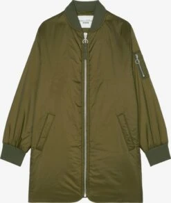 Marc O'Polo DENIM Korte Mantels Tussenmantel Dames Olijfgroen