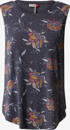 Ragwear Mouwloze Shirts Top VALENCA Dames Nachtblauw / Hemelsblauw