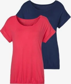 T-shirts Shirt Dames Framboos