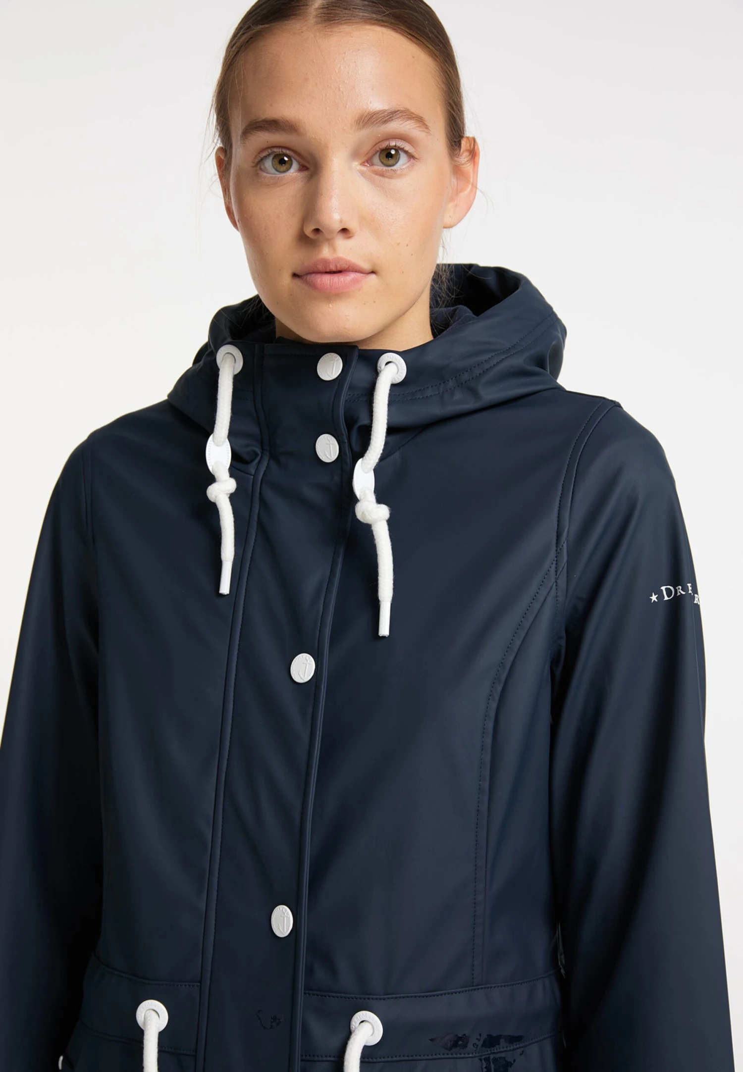 Parkas Tussenparka Dames Navy - Afbeelding 5