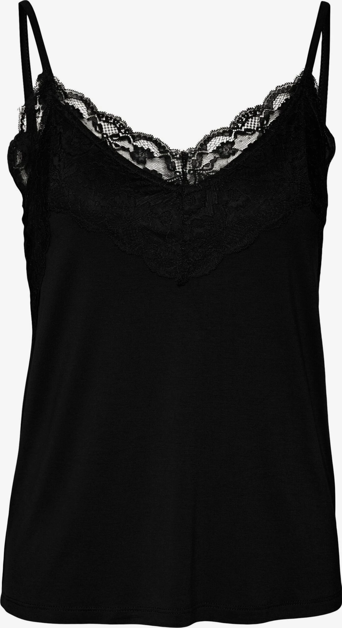 Vero Moda Kanten Tops Top AMANDA Dames Zwart