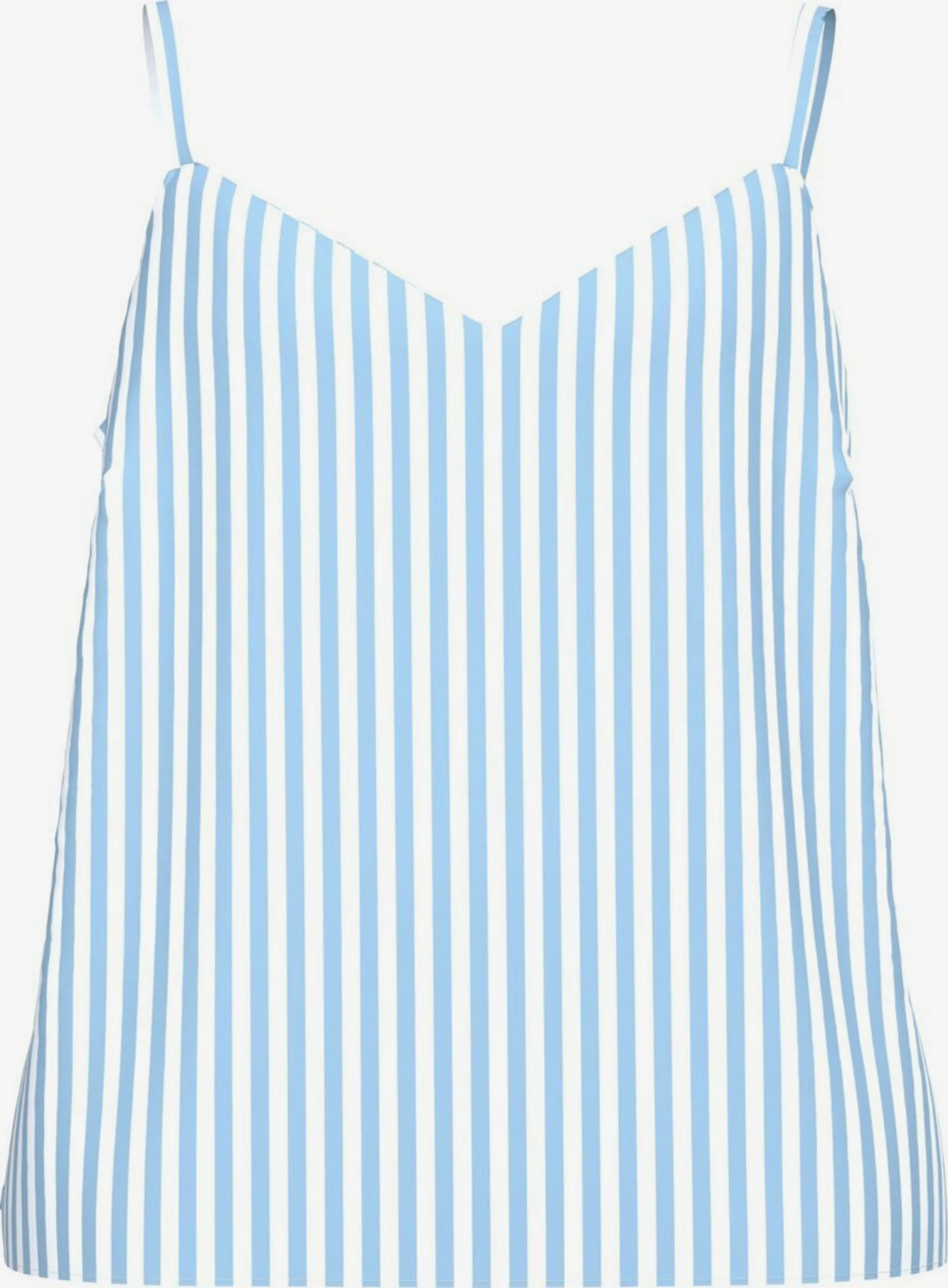 Pieces Blouse Tops Blouse KORAH Dames Lichtblauw / Wit