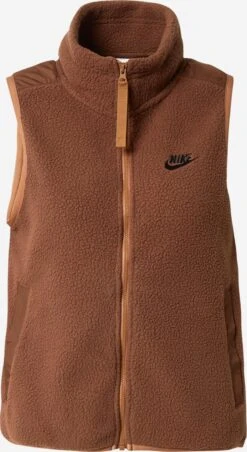 Nike Sportswear Bodywarmers Bodywarmer Dames Bruin