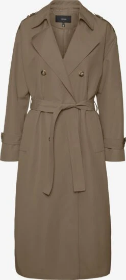 Vero Moda Trenchcoats Tussenmantel Chloe Dames Olijfgroen
