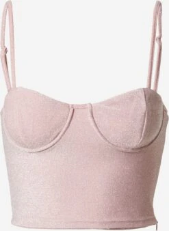 EDITED Spaghetti Tops Top Clemence Dames Roze