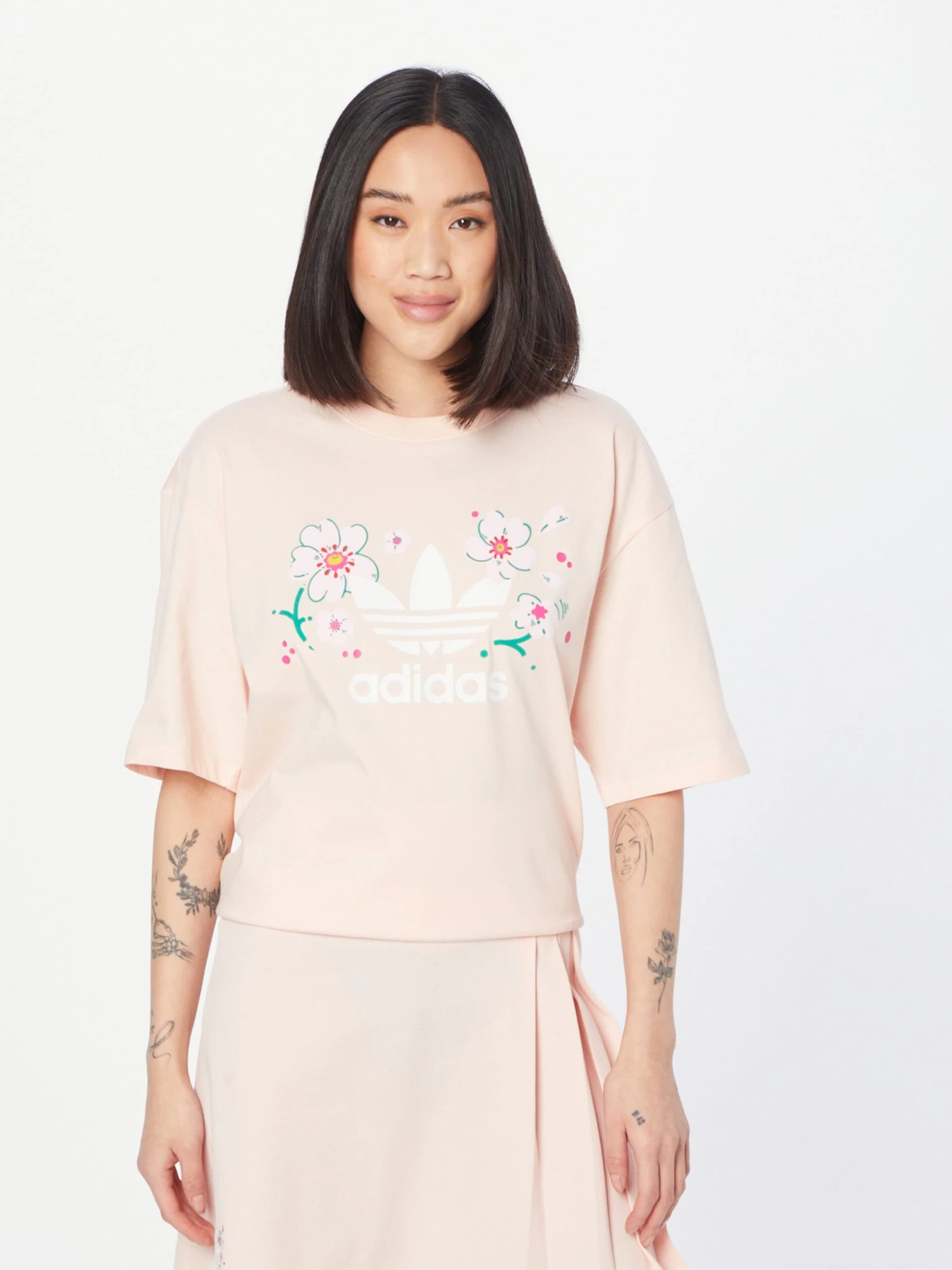 Adidas Originals Oversized Shirts Oversized Shirt Dames Pastelroze - Afbeelding 3