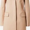 Calvin Klein Wollen Mantels Tussenmantel Dames Nude