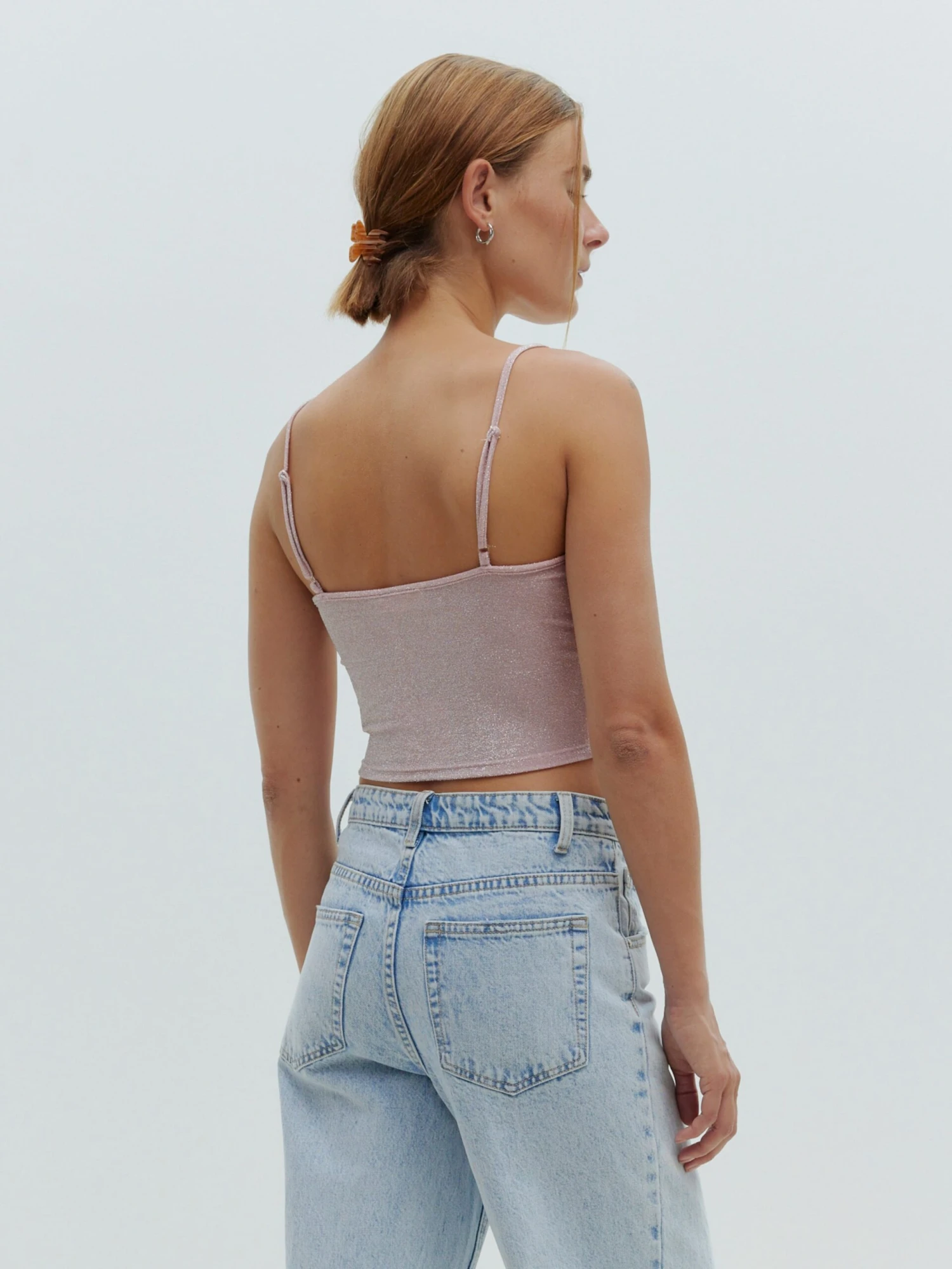 EDITED Spaghetti Tops Top Clemence Dames Roze - Afbeelding 5