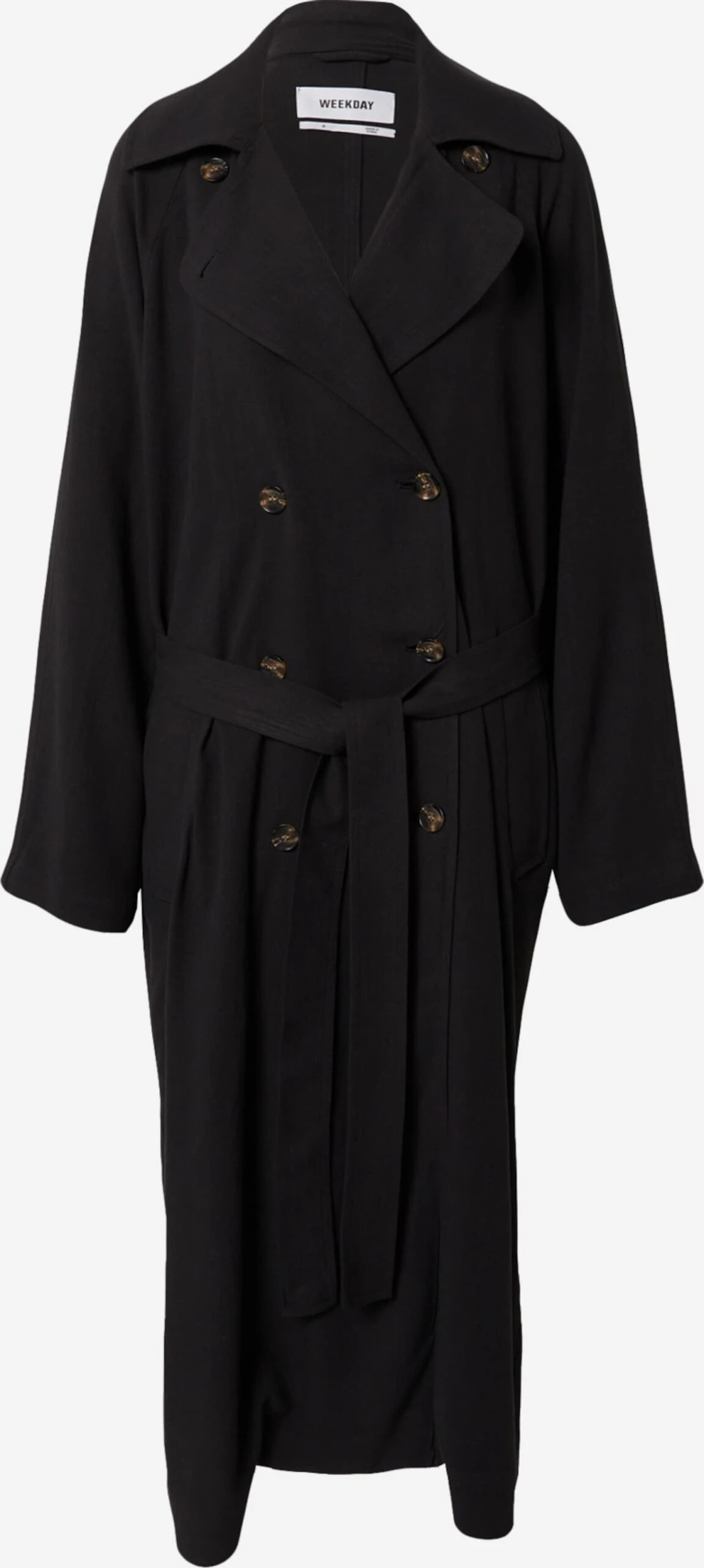 WEEKDAY Trenchcoats Zomerjas Julie Dames Antraciet