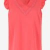 LOLALIZA Blouse Tops Blouse Dames Koraal