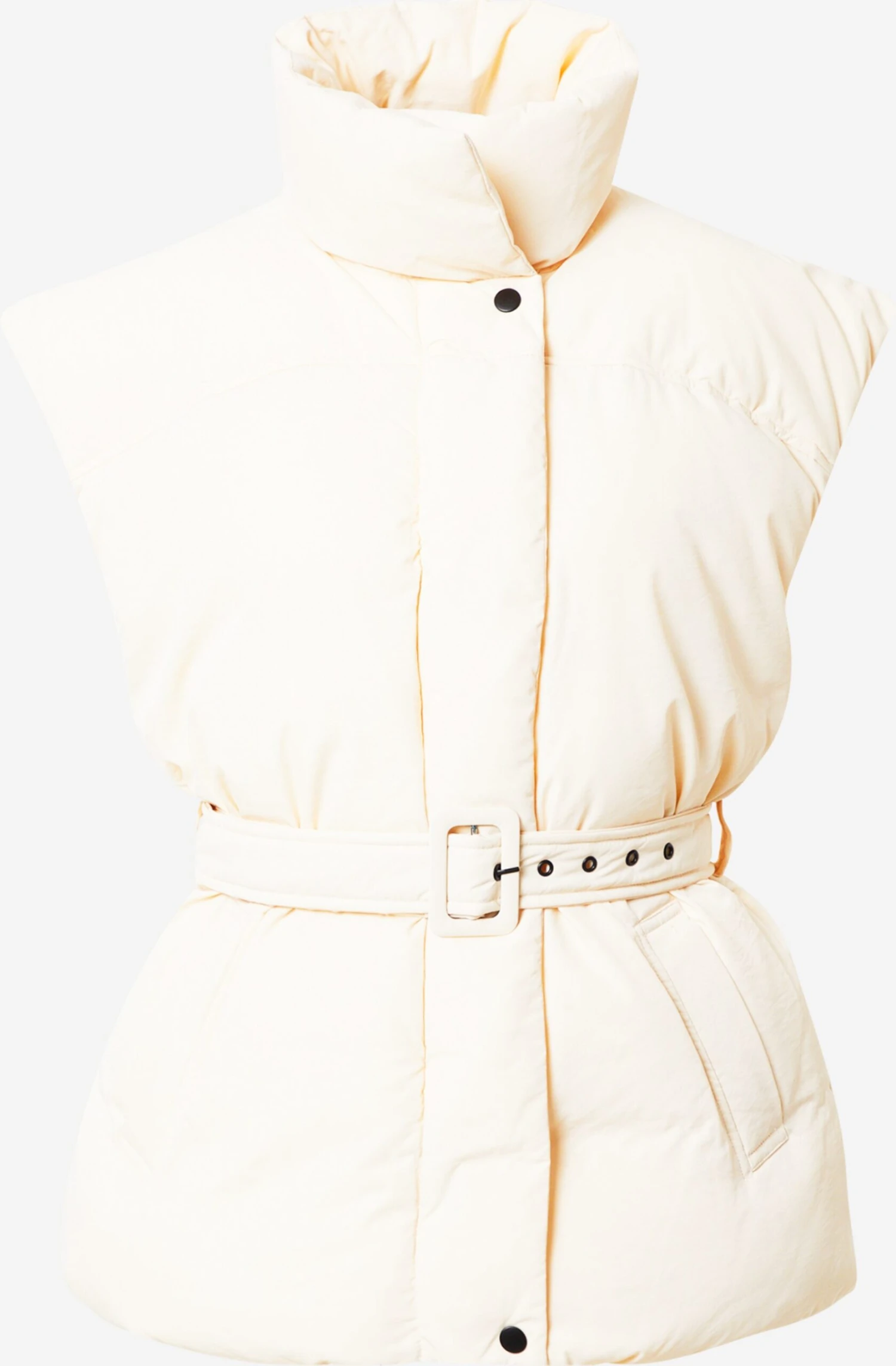 Gina Tricot Bodywarmers Bodywarmer Zola Dames Natuurwit