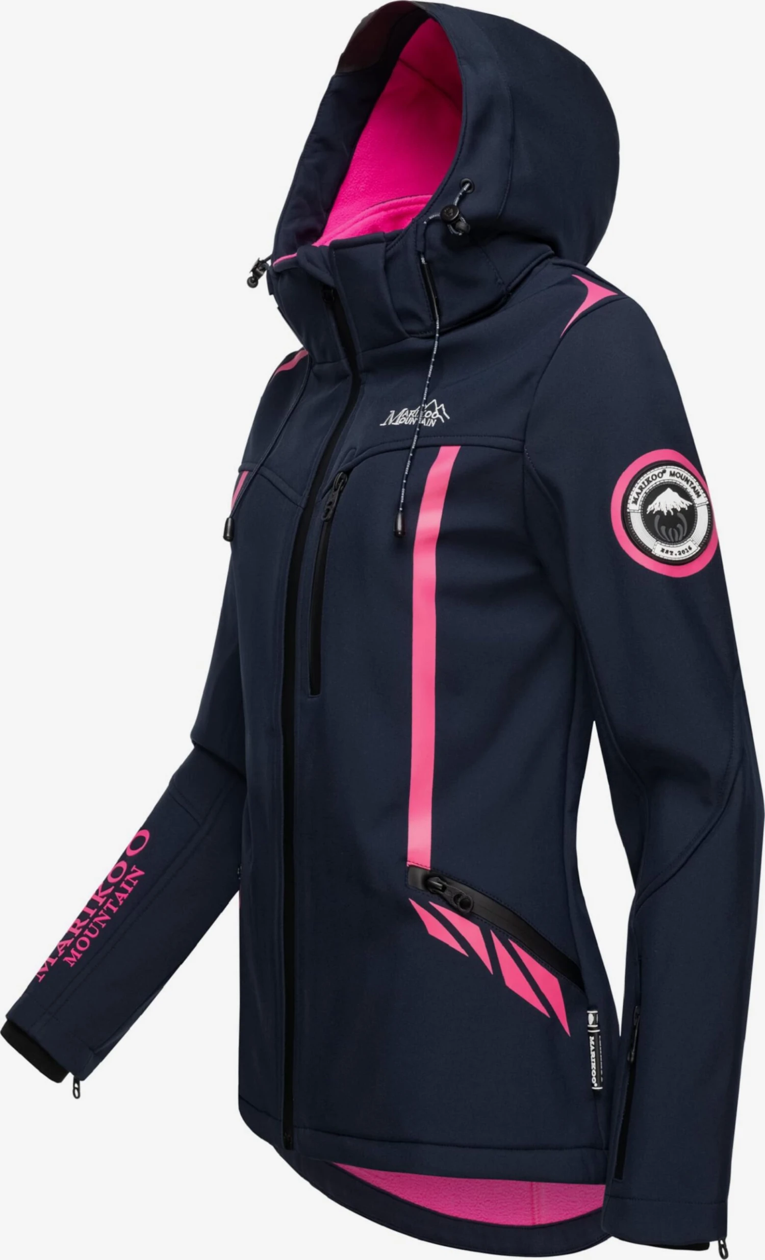 Marikoo Winterjassen Winterjas Dames Navy - Afbeelding 2