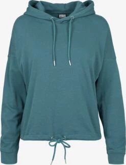 URBAN CLASSICS Hoodies Sweatshirt Dames Pastelblauw