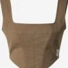 Calvin Klein Jeans Tanktops Top Dames Taupe