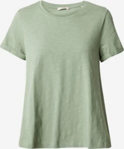 ESPRIT T-shirts Shirt Dames Olijfgroen