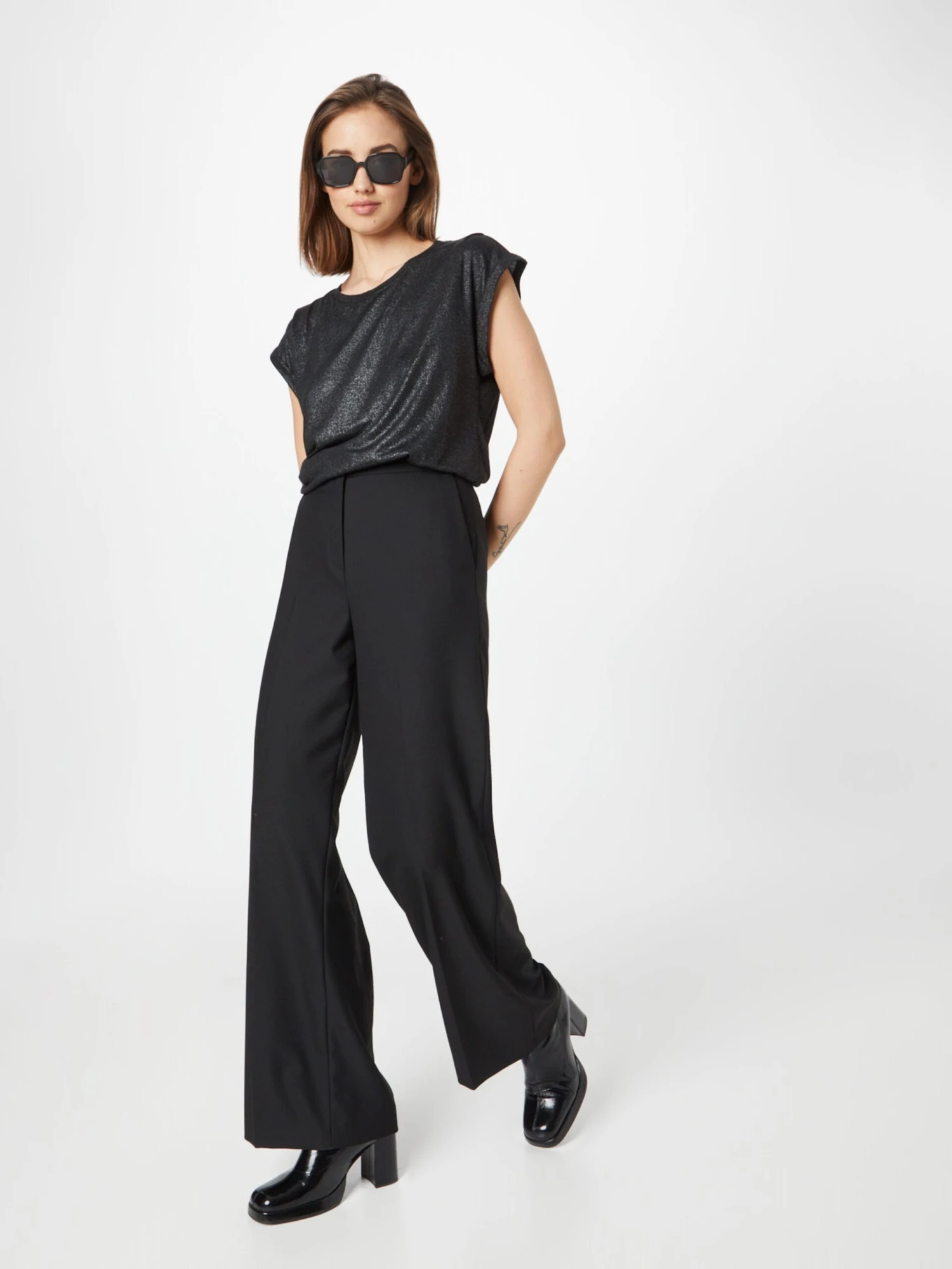 T-shirts Shirt MANNI Dames Zwart - Afbeelding 5