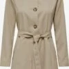 ONLY Trenchcoats Tussenmantel Line Dames Lichtbeige