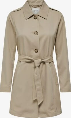 ONLY Trenchcoats Tussenmantel Line Dames Lichtbeige