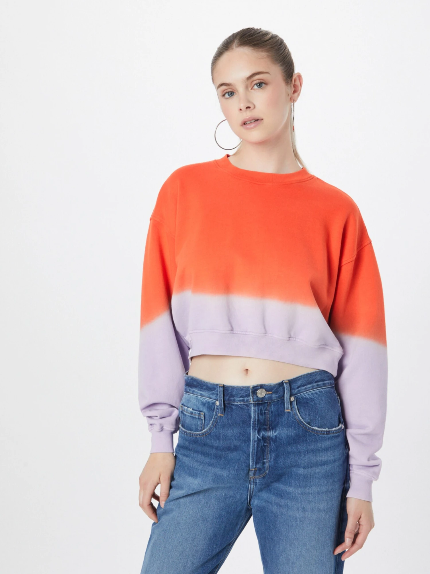FRAME Sweatshirts Sweatshirt Dames Oranjerood - Afbeelding 3
