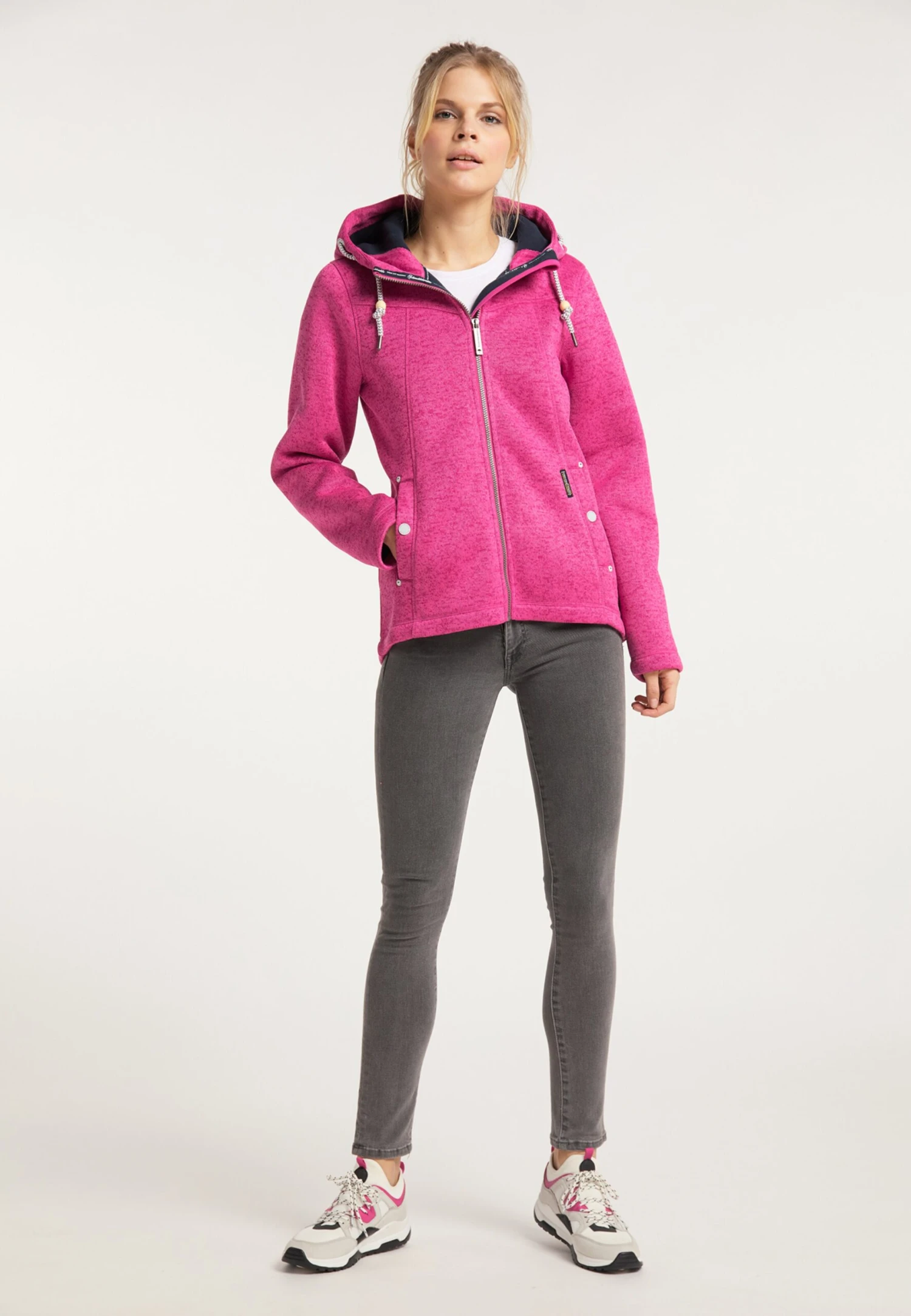 Schmuddelwedda Outdoor Jassen Fleece Jas Dames Pink - Afbeelding 4