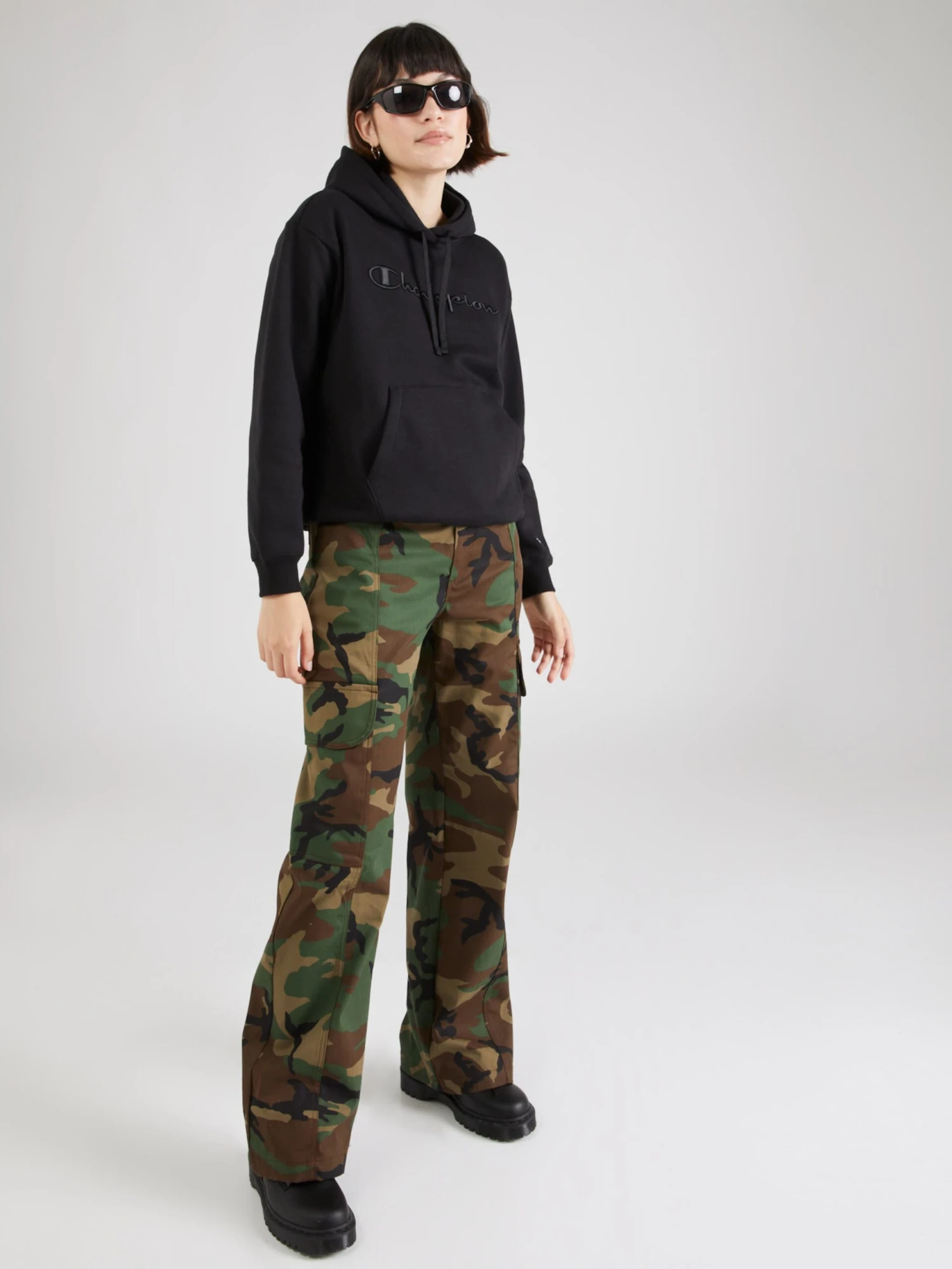 Hoodies Sweatshirt Rochester Dames Zwart - Afbeelding 5