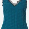 Patrizia Pepe Kanten Tops Top Dames Blauw