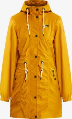 Schmuddelwedda Regenmantels Functionele Mantel Dames Curry