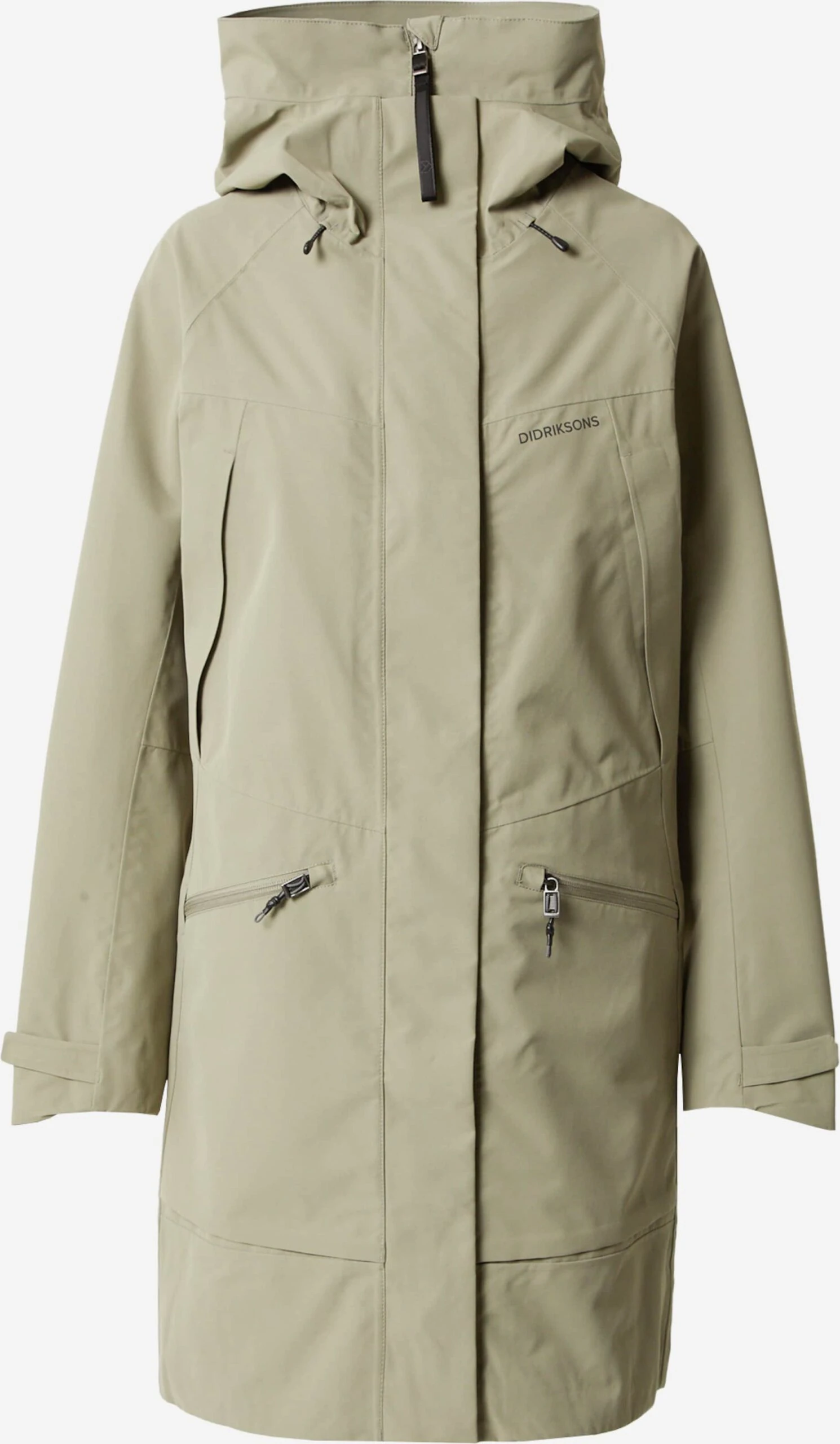 DIDRIKSONS Regenjassen Tussenparka ILMA Dames Olijfgroen