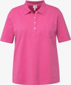 Ulla Popken Polos Shirt Dames Pink