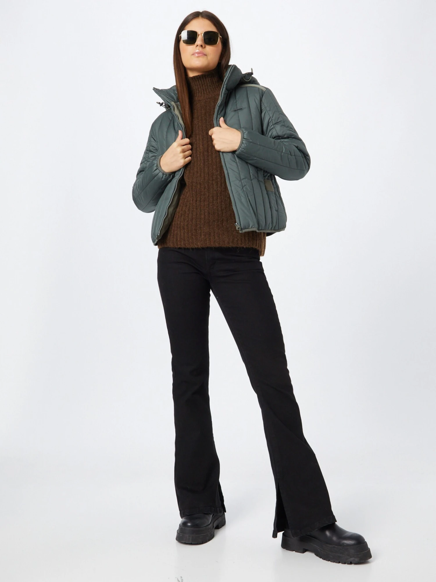 G-Star Raw Gewatteerde Jassen Tussenjas Dames Groen - Afbeelding 4