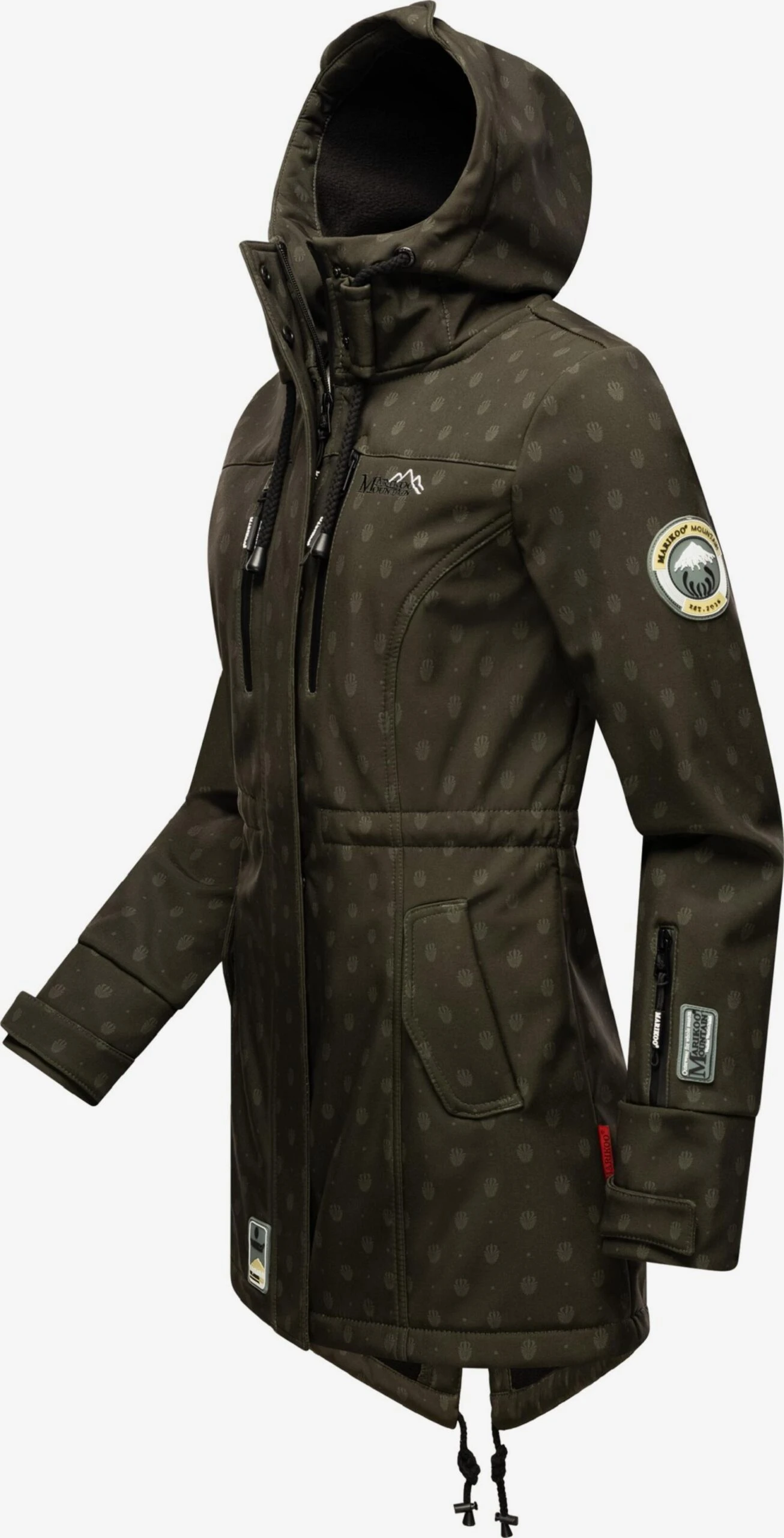 Marikoo Regenmantels Functionele Mantel Zimtzicke Dames Donkergroen - Afbeelding 2