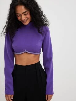 NA-KD Uitgaanstops Top Dames Lila