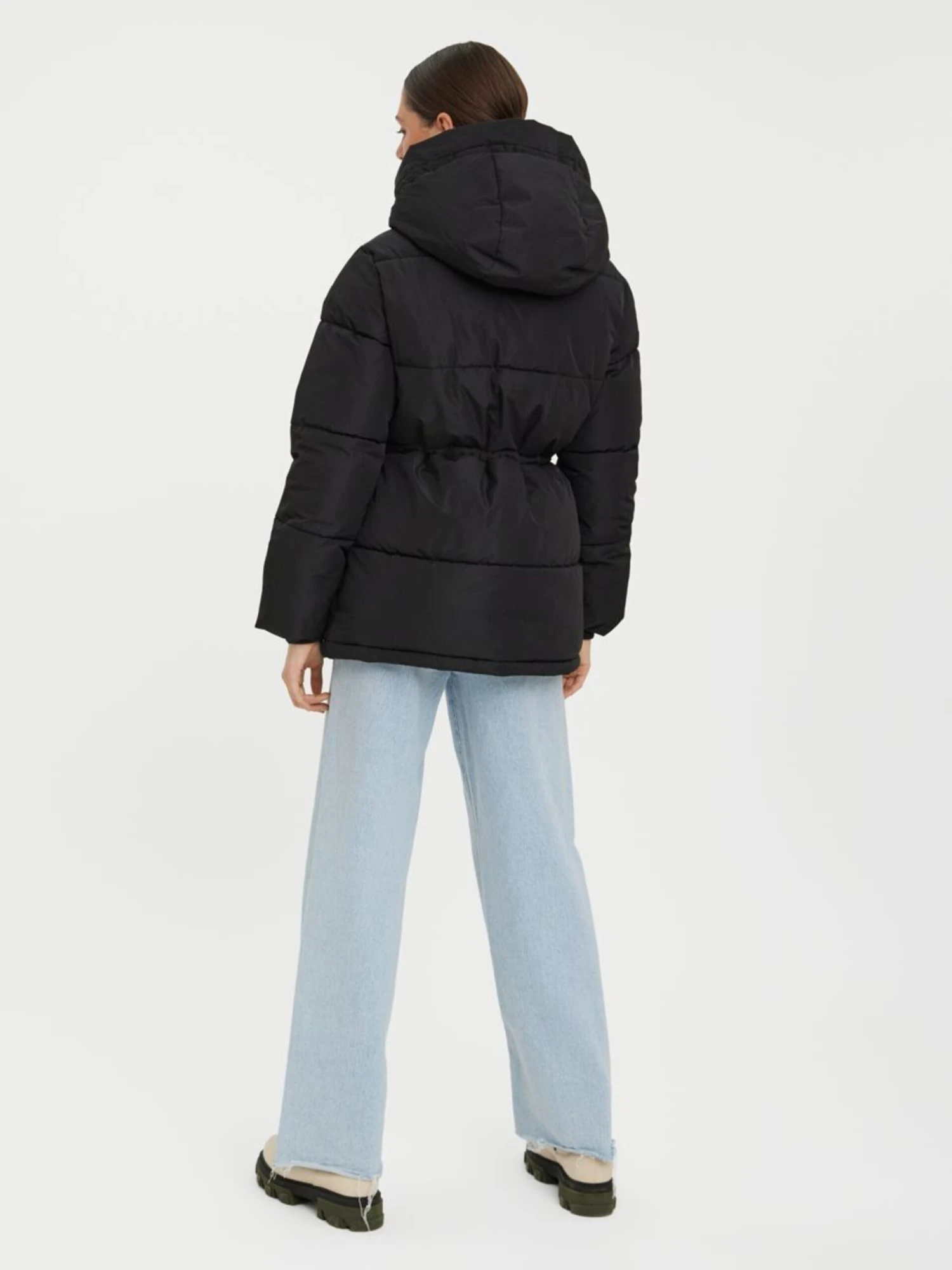 Vero Moda Winterjassen Winterjas Elanor Dames Zwart - Afbeelding 3