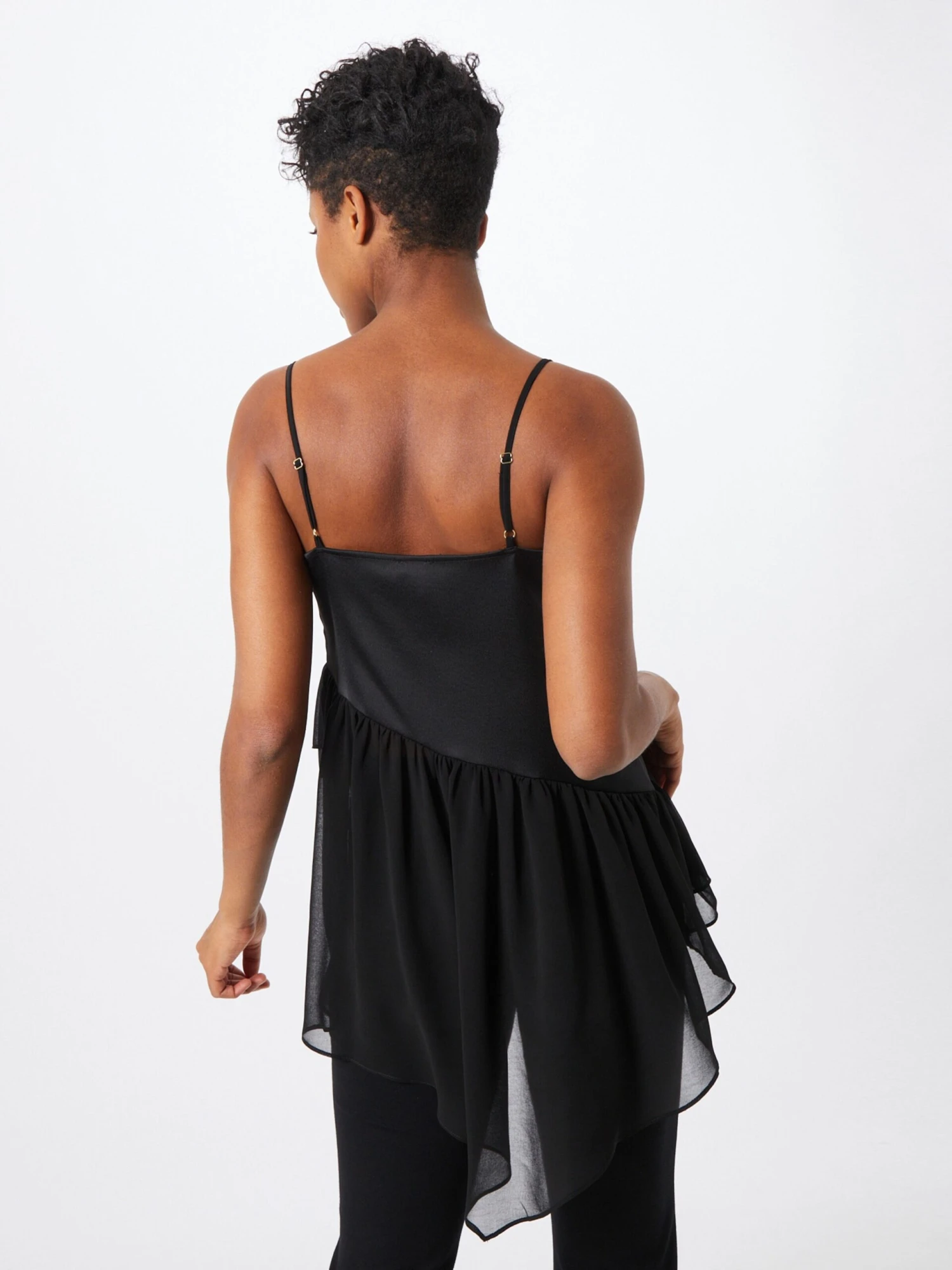 RIVER ISLAND Spaghetti Tops Top Dames Zwart - Afbeelding 3