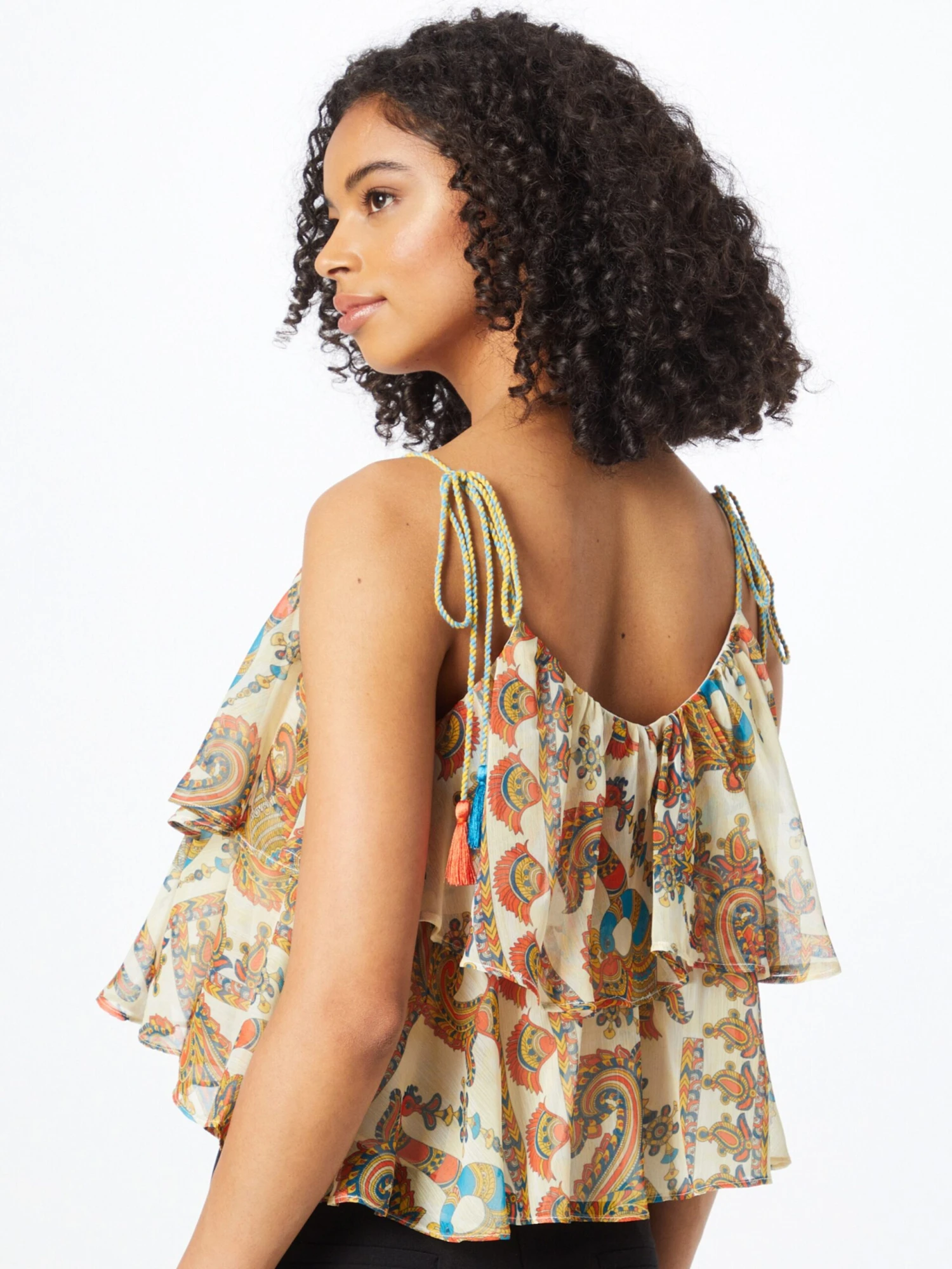 RIVER ISLAND Spaghetti Tops Top Dames Lichtbeige - Afbeelding 4