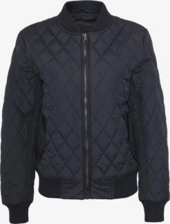 URBAN CLASSICS Tussenjassen Tussenjas Diamond Quilt Dames Navy