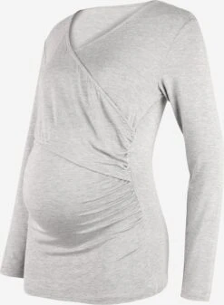 Longsleeves Shirt Gil Dames Grijs Gemêleerd