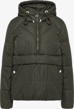 Winterjassen Winterjas Dames Olijfgroen