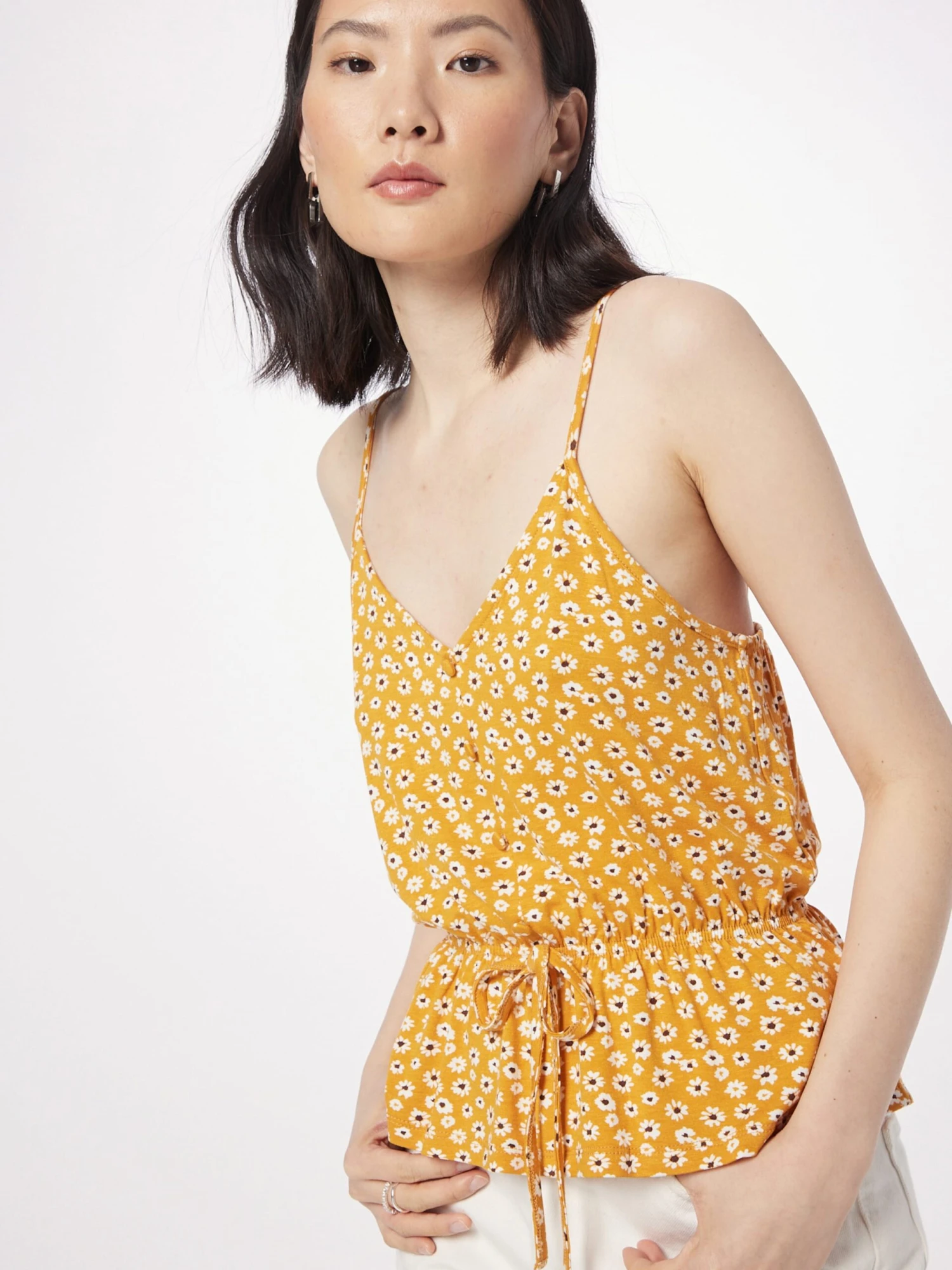 About You Spaghetti Tops Top Camilla Dames Geel - Afbeelding 2